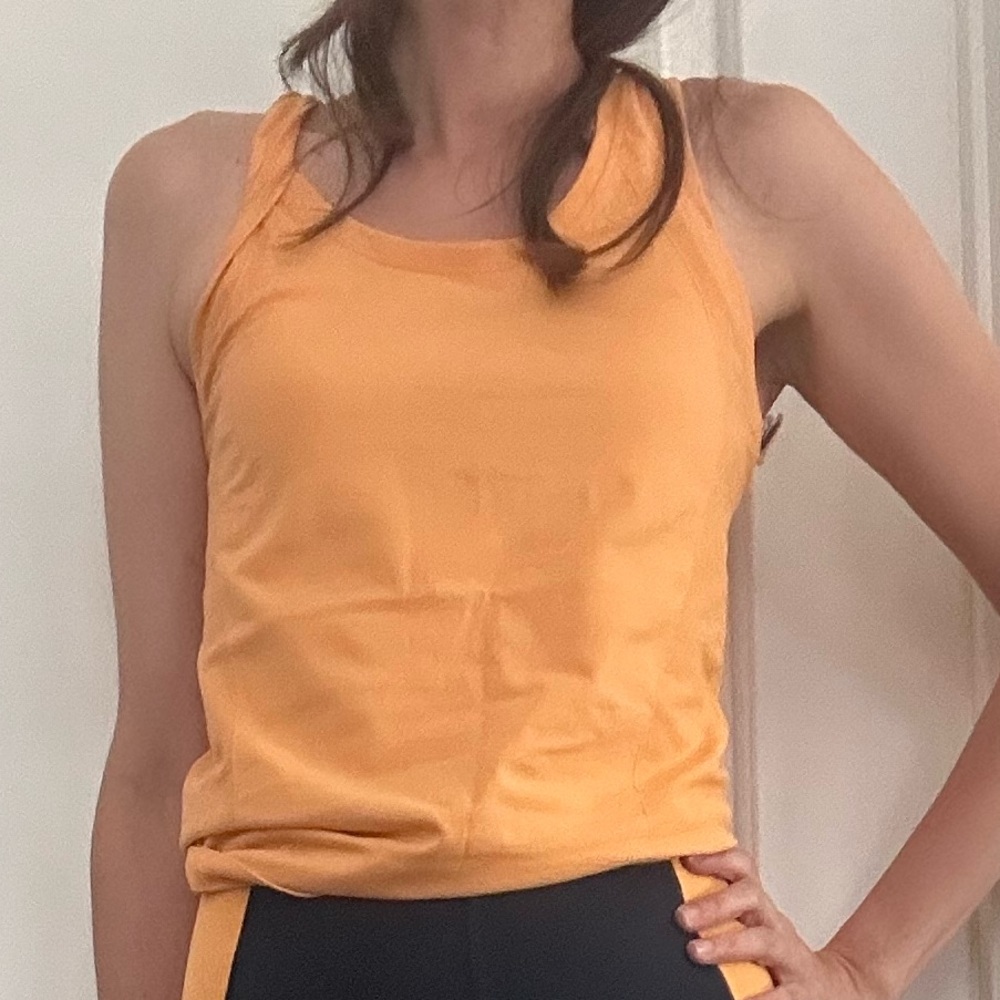 Sweaty Betty Orange Athletic Top Size S